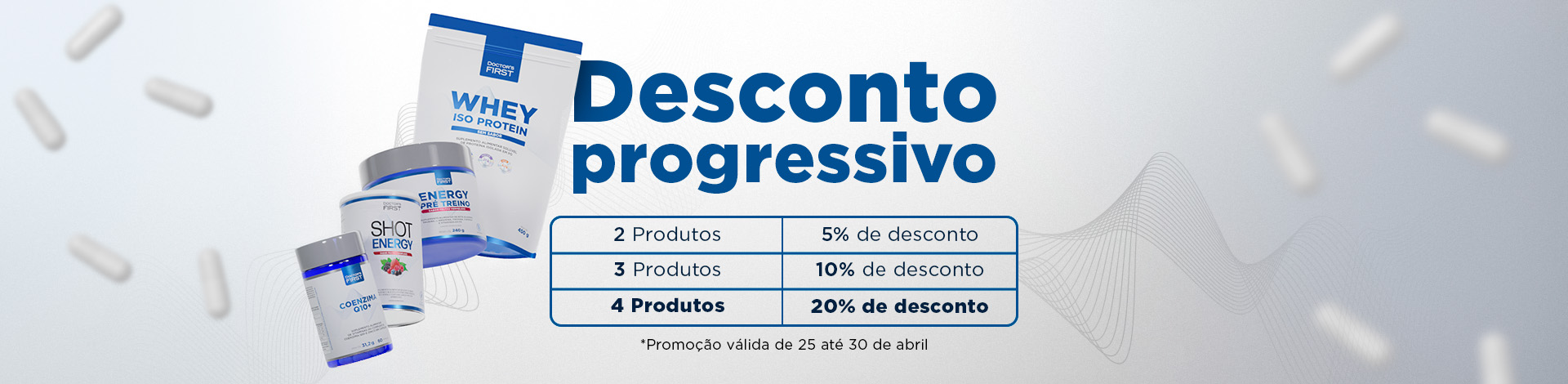 Desconto progressivo final Abril
